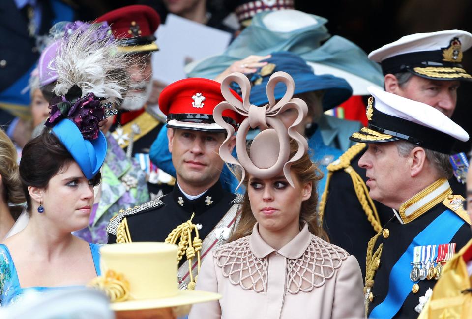 While many royal family watchers are most concerned with what Meghan Markle's wedding dress will look like, others are wondering about Princess Beatrice's hat.