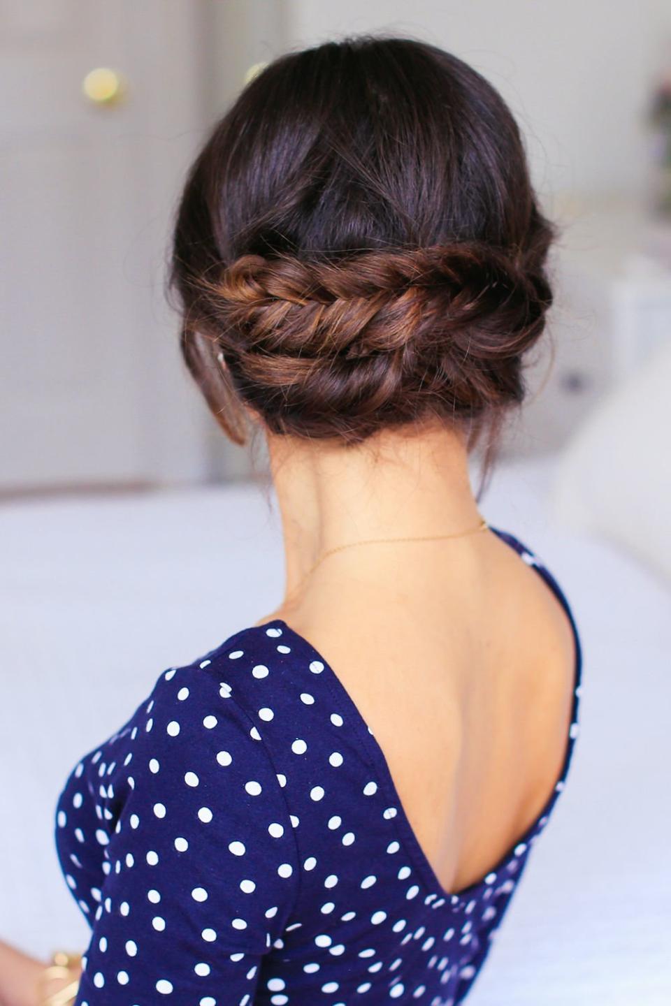 Double Fishtail Bun