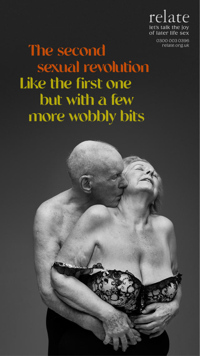 Relate launch new campaign aiming to break down the taboo of later life sex and intimacy pic