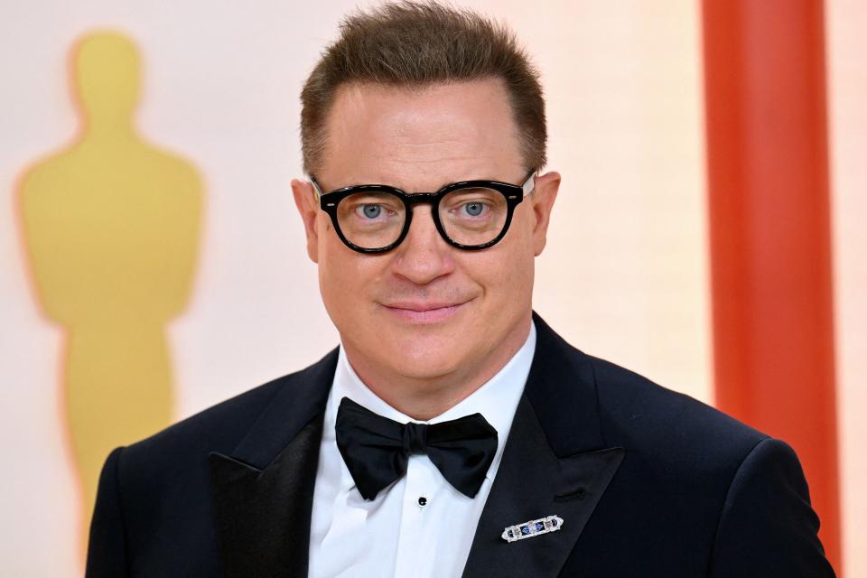 US-canadian actor Brendan Fraser attends the 95th Annual Academy Awards at the Dolby Theatre in Hollywood, California on March 12, 2023.