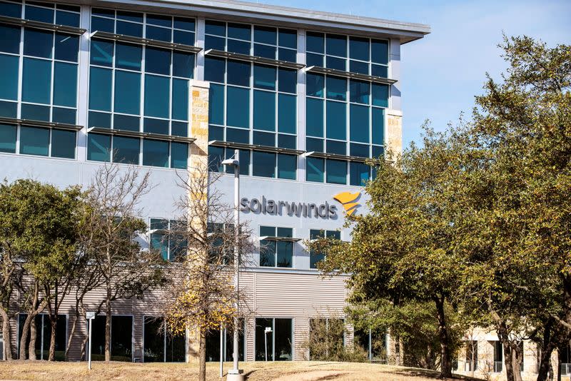 Exterior view of SolarWinds headquarters in Austin