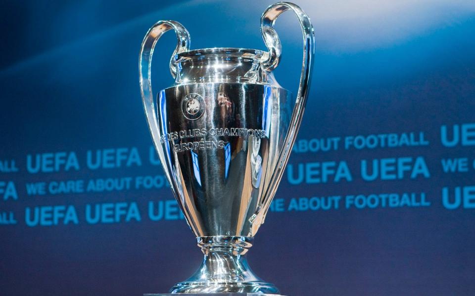 The Champions League trophy - AP