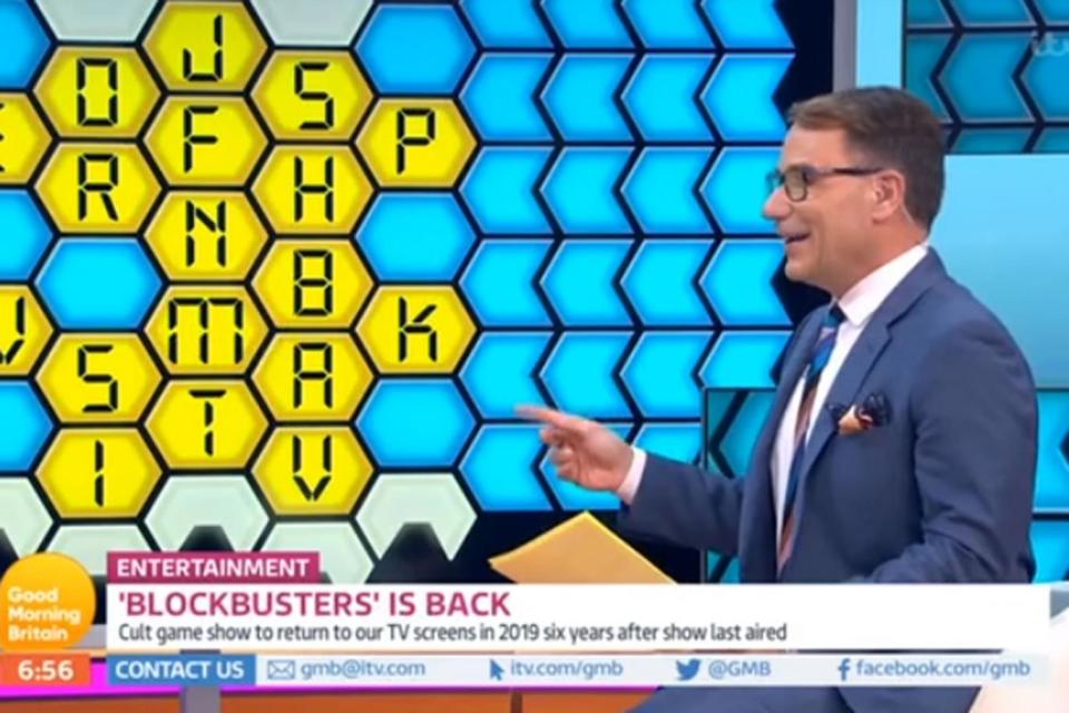 Revival: Richard Arnold hosted a game on Good Morning Britain to whet the nation's appetite again (ITV)