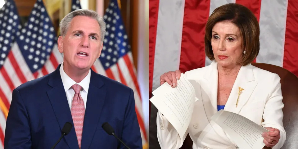 Kevin McCarthy, Nancy Pelosi