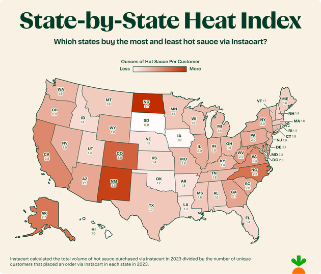 Americans' Hot Sauce Preferences, Broken Down By State