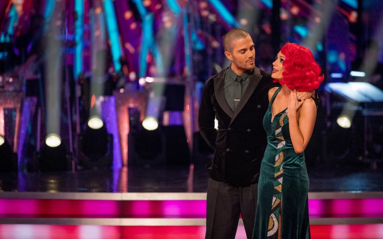 Max George and Diane Buswell who are the third couple to get the boot on Strictly Come Dancing - Guy Levy/BBC/PA Wire/PA