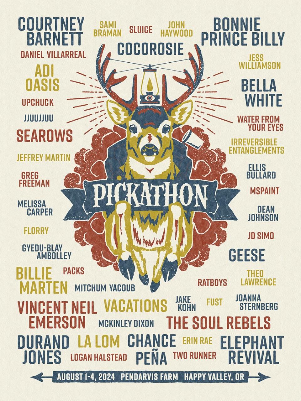 pickathon 2024 lineup win tickets poster