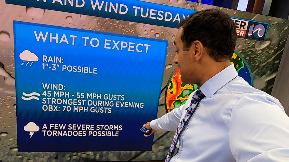 Evening Weather Forecast Jan 8, 2024