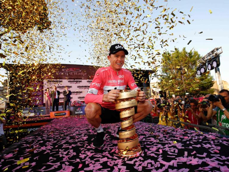 Chris Froome completes remarkable comeback to win Giro d'Italia and complete set of Grand Tour victories