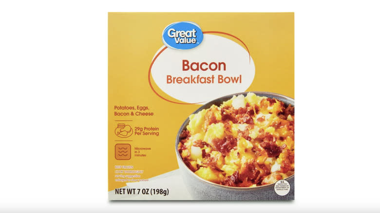 Great Value Bacon Breakfast Bowl