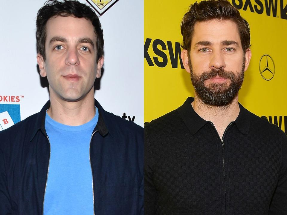 B.J. Novak and John Krasinski 