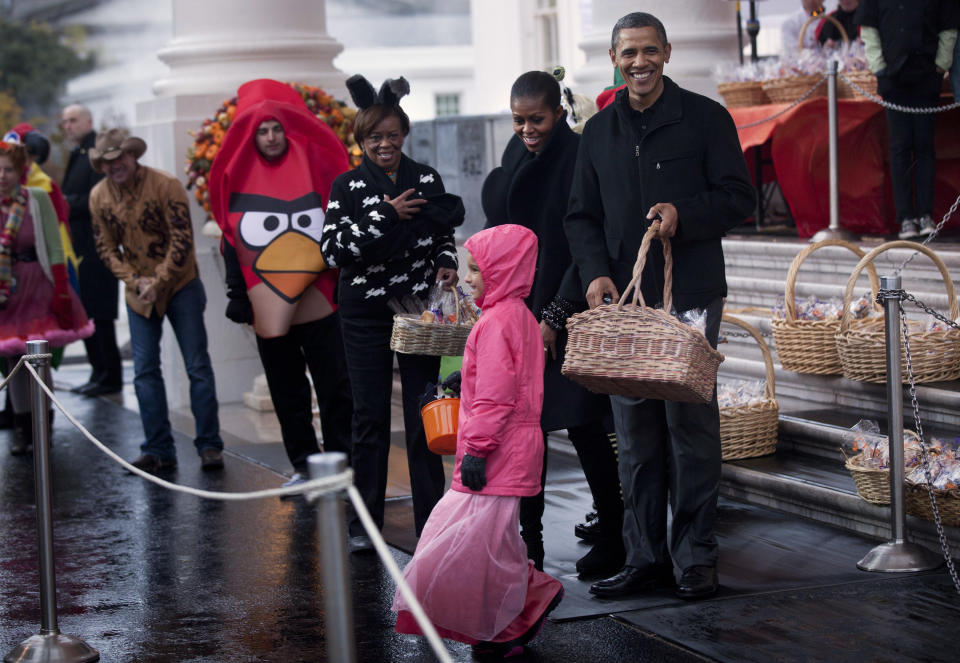 President Obama And The First Lady Host Halloween Party For Military Families