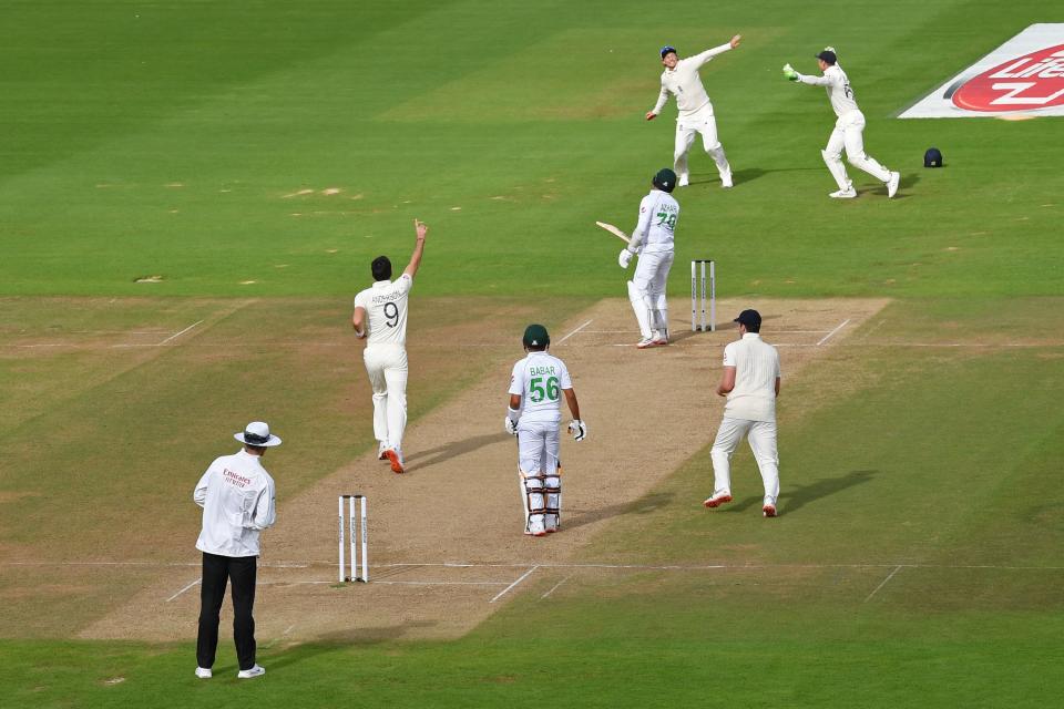 Momento del partido entre Inglaterra y Pakistán disputado en agosto.