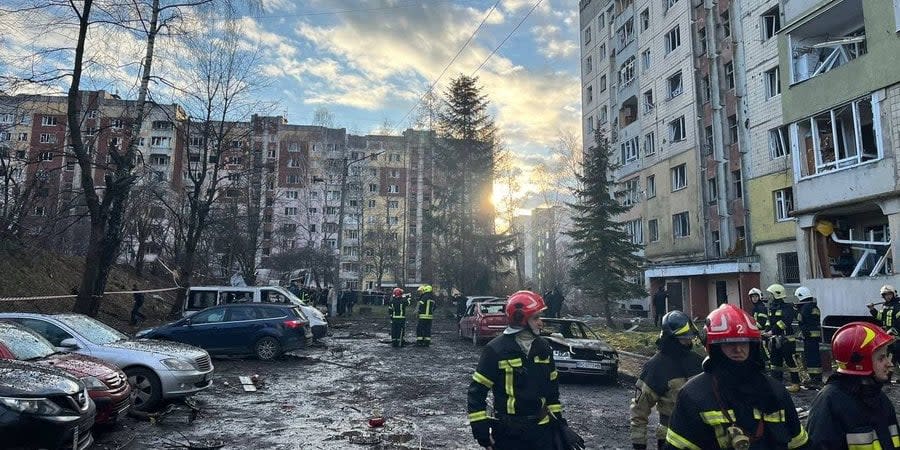 Consequences of the Russian attack in Lviv