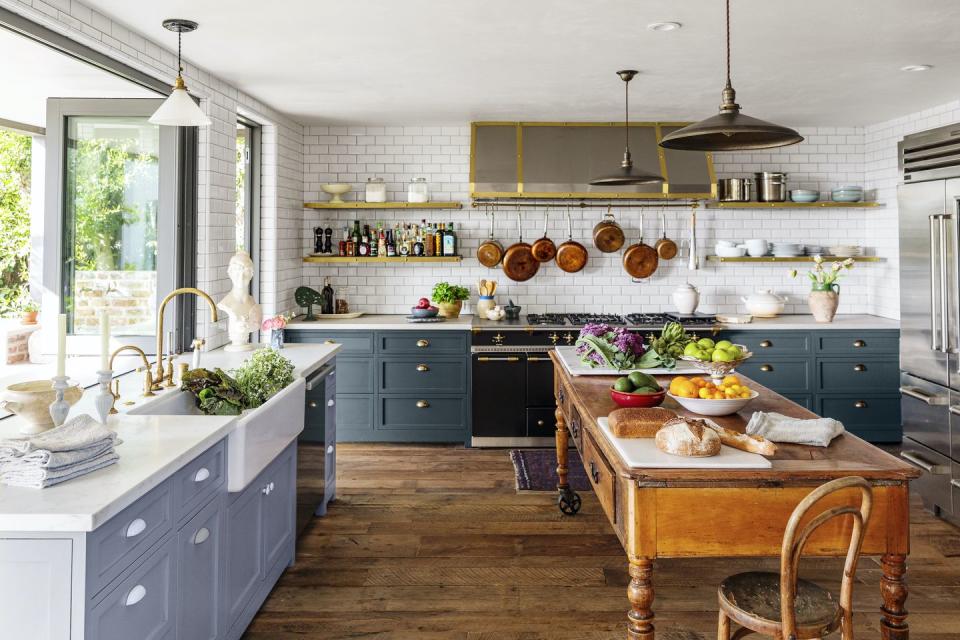 a modern cottage kitchen