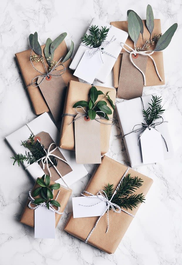 Gift With Greenery