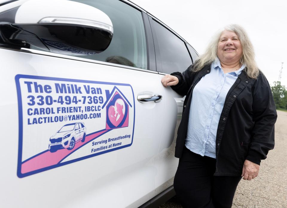 Carol Frient, a board certified lactation consultant, is the owner of the Milk Van, a mobile breast-feeding consulting service. Frient said it's not unusual for new moms to struggle with breastfeeding.