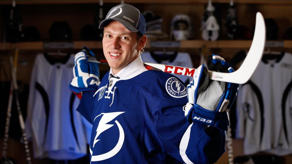 Slater Koekkoek did not make much of an impact at the NHL level. (Gregory Shamus/NHLI via Getty Images)