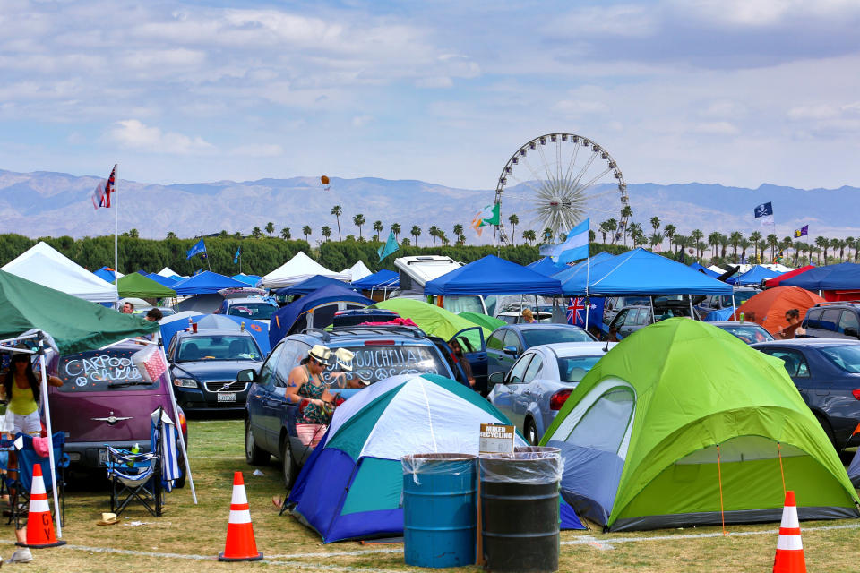 The Empire Polo Field Prepares For The 2012 Coachella Music Festival