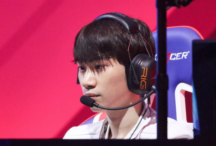 Doinb, the mid laner for JingDong Gaming (Dionne Ng)