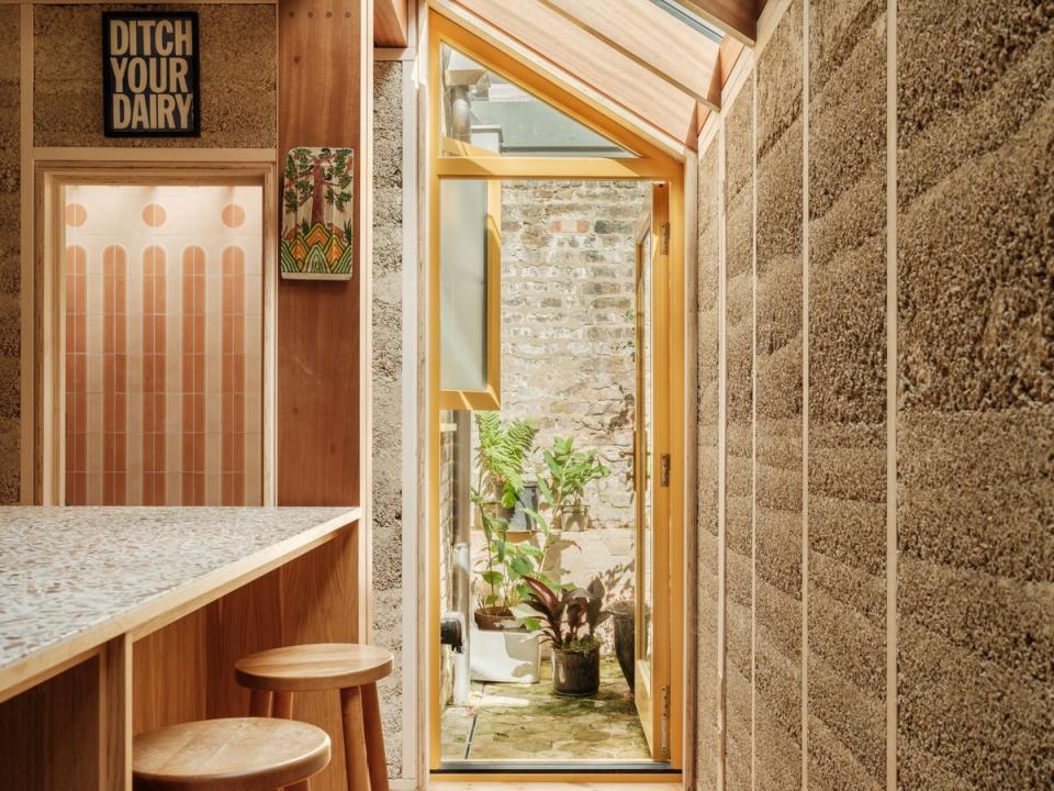 Hempcrete walls helped this Hackney home renovation up its sustainability credentials (James Retief)