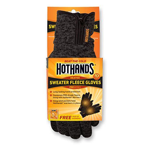 8) HotHands Sweater Fleece Gloves