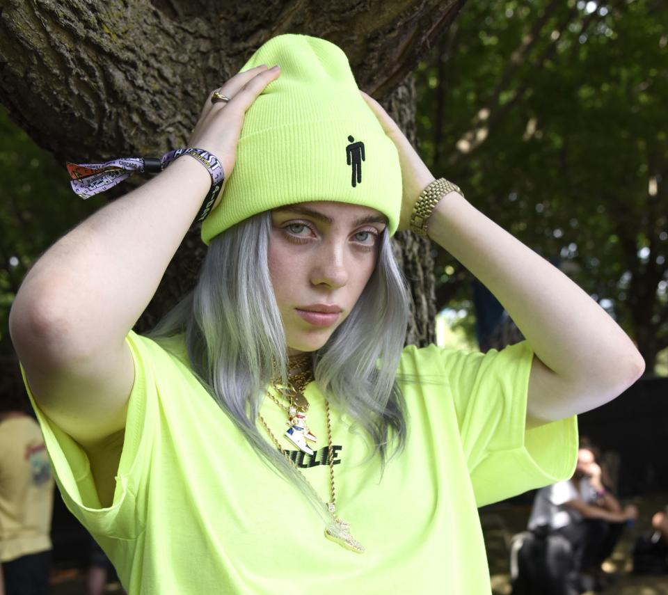 <p>Billie Eilish is famous for her <a href="https://www.seventeen.com/fashion/celeb-fashion/a28451442/billie-eilish-freak-city-clothing-collection/" rel="nofollow noopener" target="_blank" data-ylk="slk:90s'-reminiscent, streetwear-inspired style;elm:context_link;itc:0;sec:content-canvas" class="link ">90s'-reminiscent, streetwear-inspired style</a>, but it's really her hair that deserves the glory. From neon mullets to dusty pastel hues, Billie has proven time and again than she can effortlessly pull off any hair color – and she's not afraid to either. </p><p>Billie is ALWAYS switching it up – her latest look almost broke the internet. When she dyed her roots slime green, it propted a Twitter-wide debate about <a href="https://www.seventeen.com/beauty/hair/a28277717/billie-eilish-dyed-her-roots-neon-green/" rel="nofollow noopener" target="_blank" data-ylk="slk:whether she was inspired by Jojo's Bizarre Adventure;elm:context_link;itc:0;sec:content-canvas" class="link ">whether she was inspired by <em>Jojo's Bizarre Adventure</em></a>. No matter what her color, the singer has an uncanny ability to pull off even the wildest styles. Here's a look back at some of Billie's most iconic hair colors. </p>