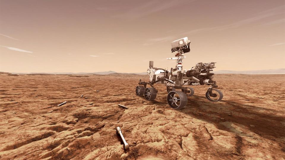 Concept illustration of Perseverance Mars rover by NASA (Getty Images)