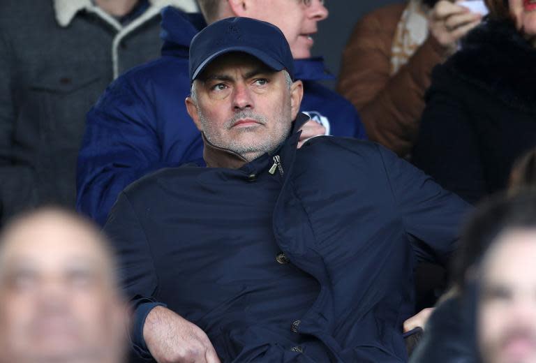Jose Mourinho: Former Manchester United manager spotted at Fulham vs Everton