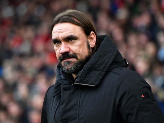 Daniel Farke has been assured that his job is safe (PA)