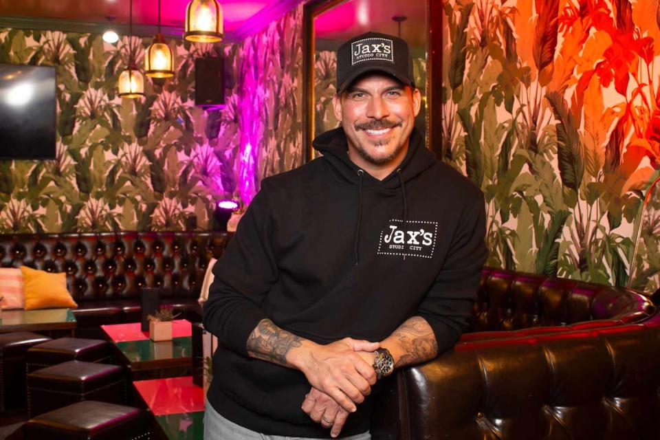 <p>David Laffe</p> Jax Taylor at his bar, Jax