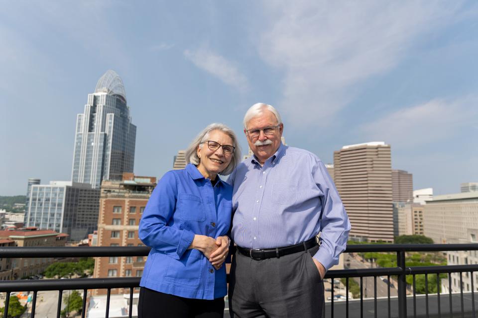 Marie Jim Gemelli-Carroll and Jim Carroll are Downtown residents of Lytle Park.