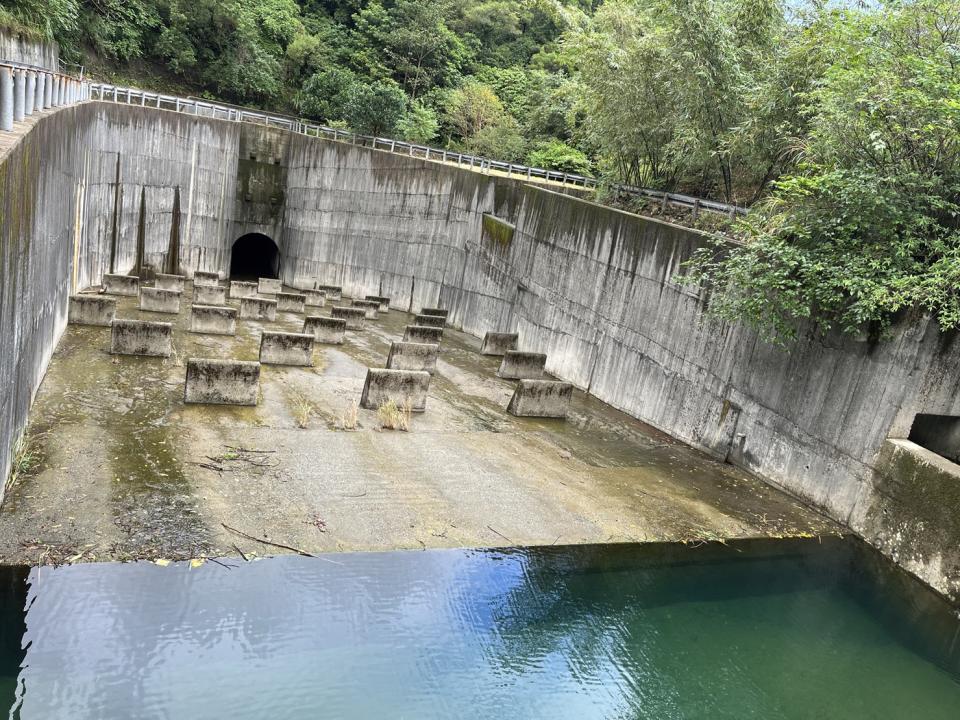 三爪子坑溪分洪隧道入水口。   圖：新北市水利局提供