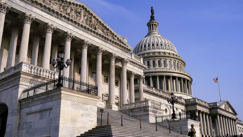 The U.S. Capitol is seen on May 24, 2023. Which candidates are vying for the House seat that will be vacated by Chris Stewart?