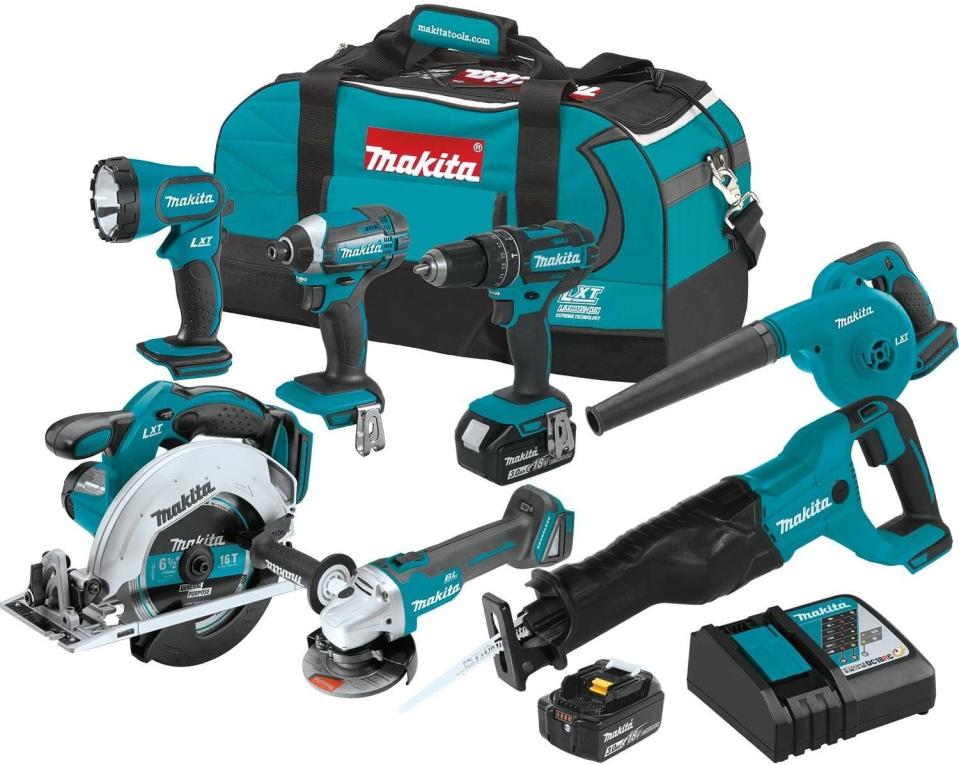 Makita-18V-LXT-Lithium-Ion-Cordless-7-Pc.-Combo-Kit-