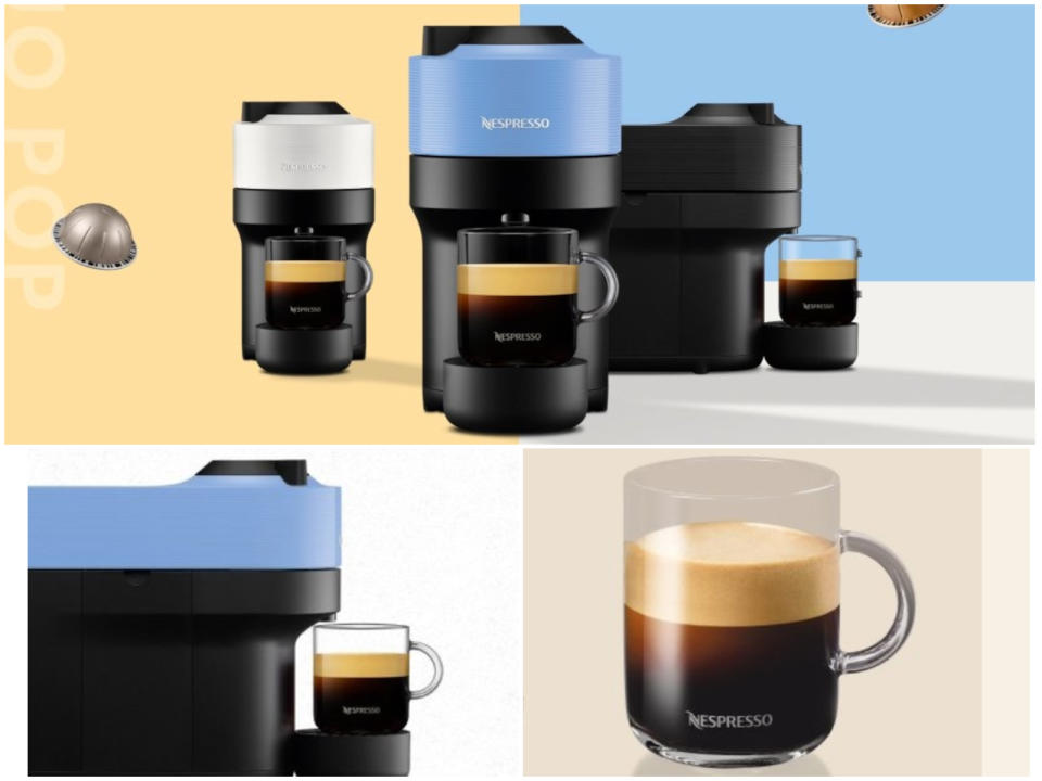 ▲Nespresso臻選厚萃Vertuo POP膠囊咖啡機，2022 iF產品設計獎，原價5,900元、至4/30活動價79折只要4,700元。新品上市，結帳再折。（圖片來源：Yahoo購物中心）