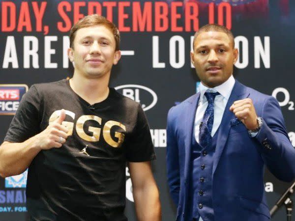 Gennady Golovkin y Kell Brook con su primer careo en Nueva York