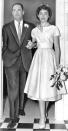 <p>On March 9 in his Upper East Side Manhattan apartment, Henry Fonda, 51, took his fourth but not last wife, Italian Baroness Afdera Franchetti, then 23. Fewer than 12 people, including Fonda's daughter and son, attended the ceremony. Fonda met Franchetti through Audrey Hepburn, with whom he was filming <em>War and Peace</em> in Italy. The couple divorced in 1961.<br></p>