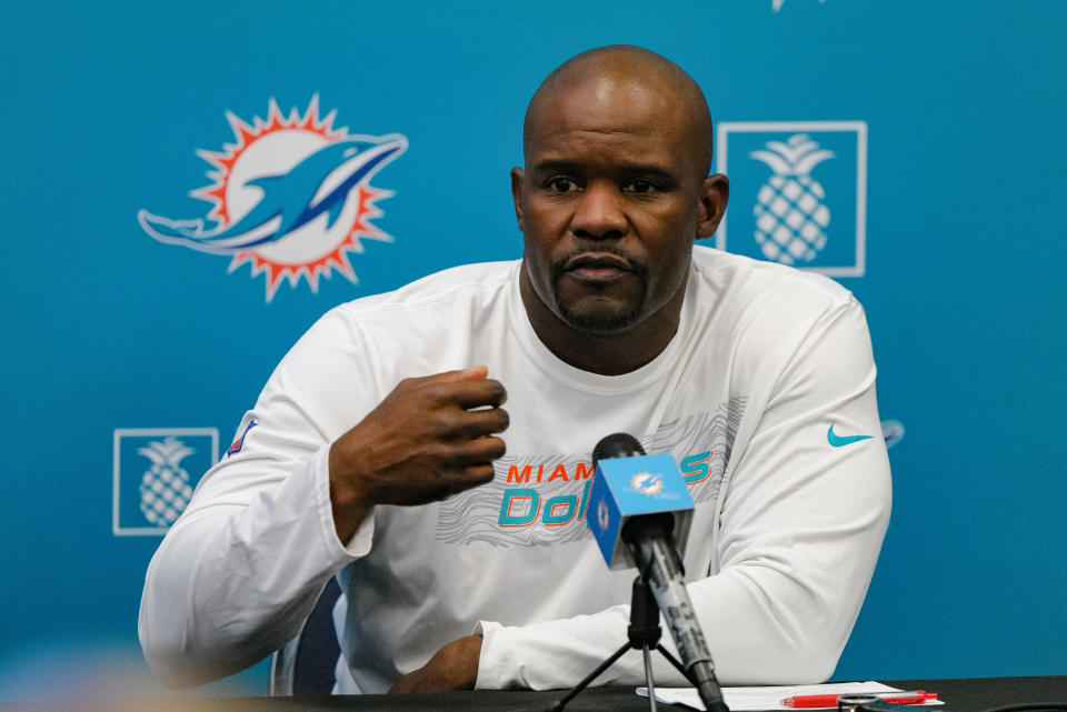 Dolphins head coach Brian Flores released a powerful statement on Friday morning after the death of George Floyd — which has sparked protests across the country in recent days.