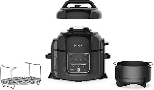 NINJA OP301 Foodi 9-in-1 Pressure, Slow Cooker, Air Fryer and More, with 6.5 Quart Capacity and…