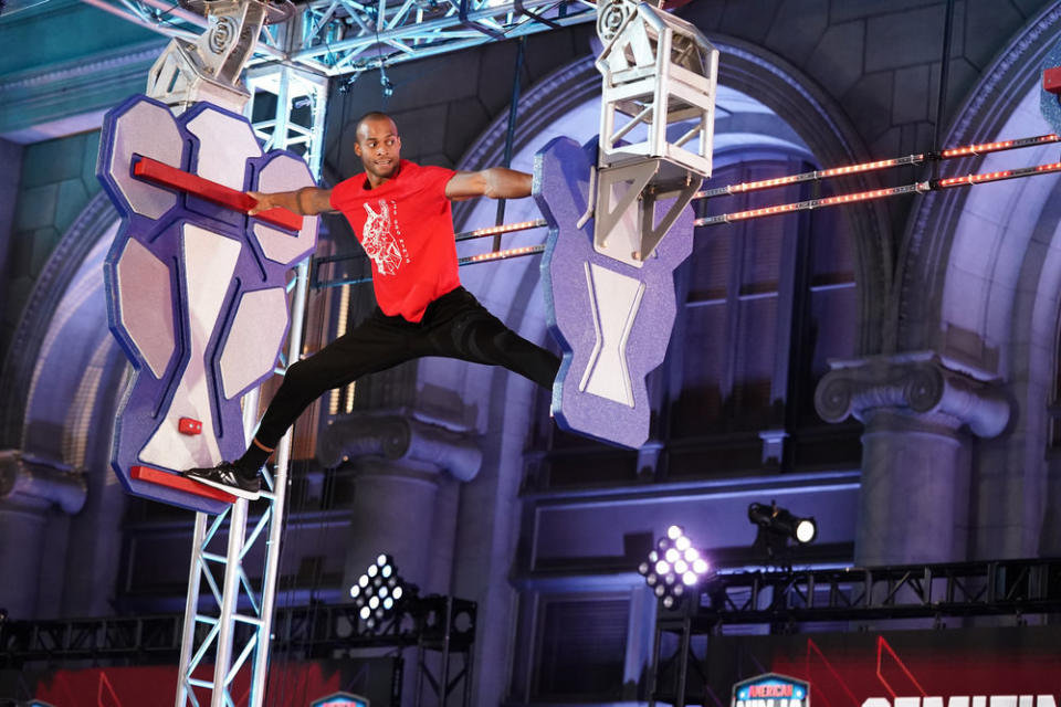 Jody Avila on the American Ninja Warrior course