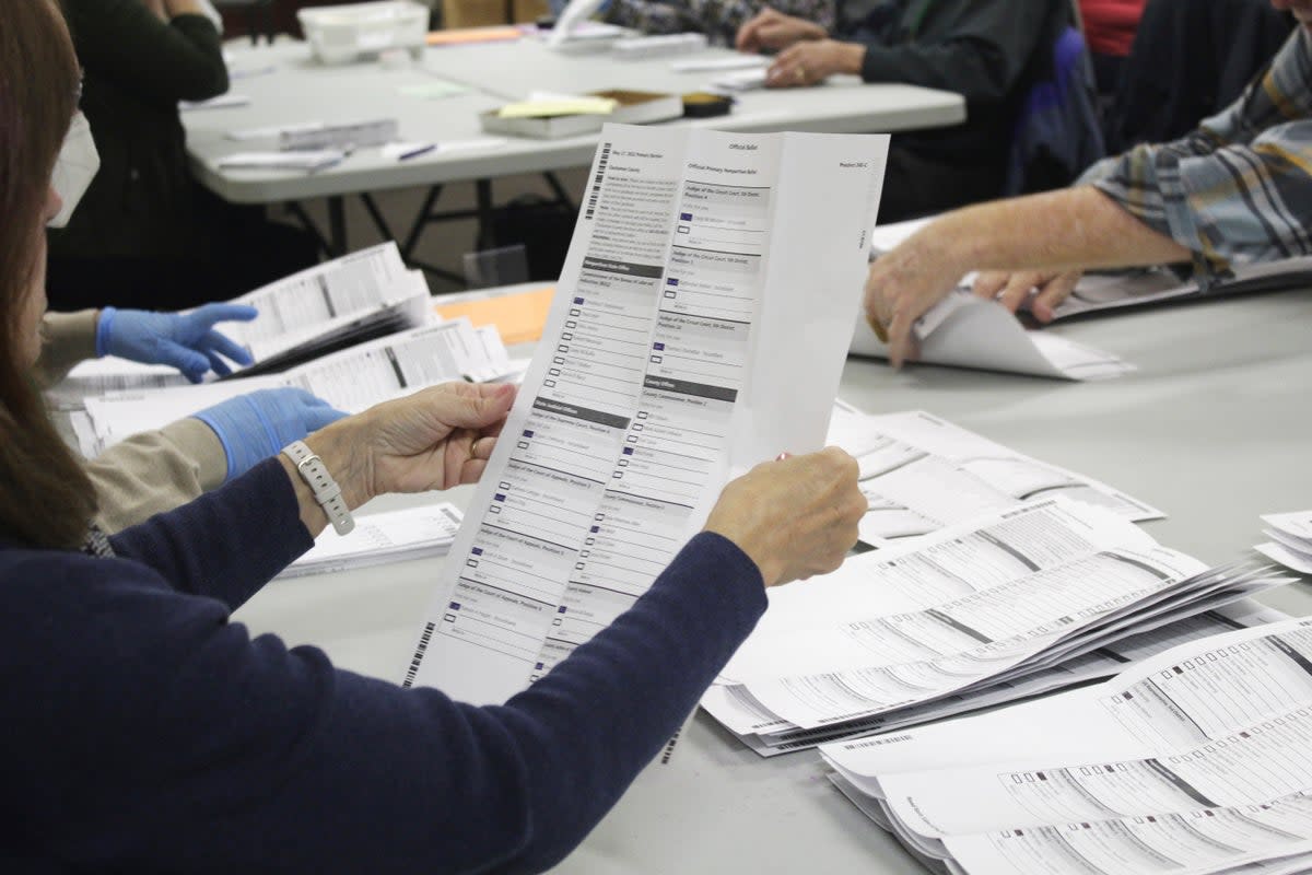 Elections Oregon Disinformation (Copyright 2022 The Associated Press. All rights reserved.)