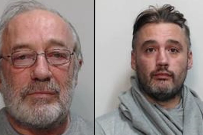 Ian MacLeod (left) and his son Dean McLeod have both been sentenced to at least 34 years in jail