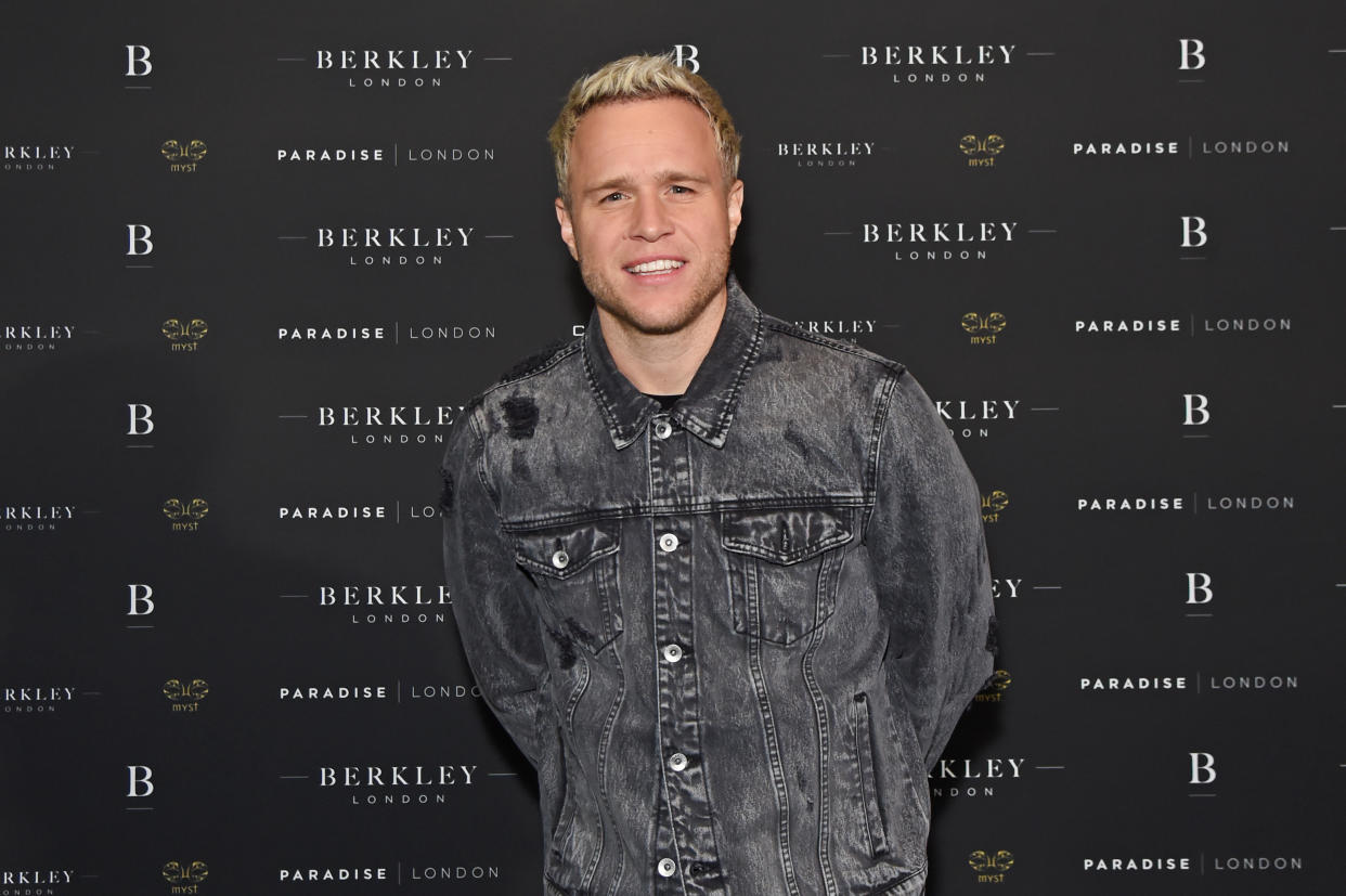 Olly Murs attends the launch of Berkley London, a bespoke luxury chauffeur & concierge founded by John Newman, at The Yard, Shoreditch, on  March 4, 2020 in London, England.  (Photo by David M. Benett/Dave Benett/Getty Images for Berkley London)