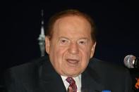 <p><b>Sheldon Adelson</b></p>Sheldon Adelson is the chairman and chief executive officer of Las Vegas Sands Corporation. He also owns the Israeli daily newspaper Israel HaYom. As of October 2012, Adelson is listed as the 24th richest person in the world with an estimated net worth of 21.8 billion.<p>(Photo: Wikimedia Commons)</p>