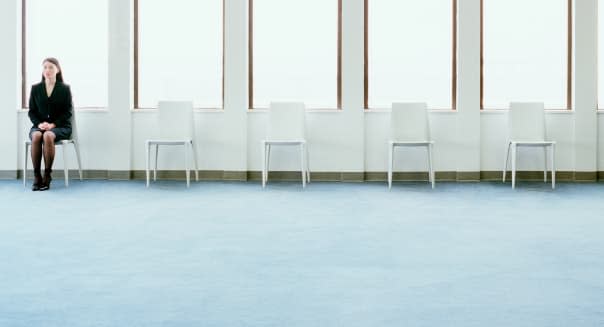 200028790-001 Under Pressure V164 Businessman and businesswoman sitting in chairs in conference room Horizontal,Photography,Colo