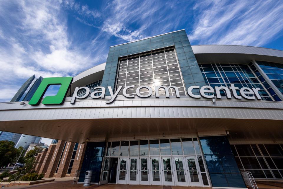 Paycom Center is pictured Oct. 3 in Oklahoma City.