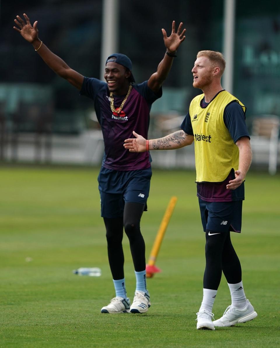 Jofra Archer (left) and Ben Stokes will be missing for England (Tess Derry/PA) (PA Archive)