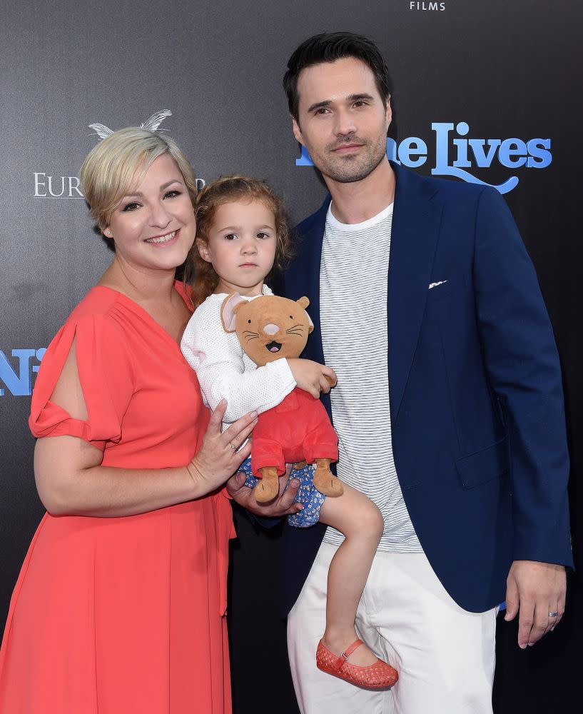 Melissa Trn, Brett Dalton and daughter Sylvia | Axelle/FilmMagic