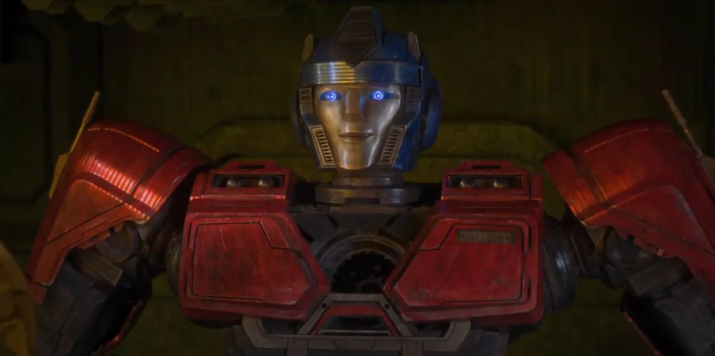 optimus prime, transformers one trailer